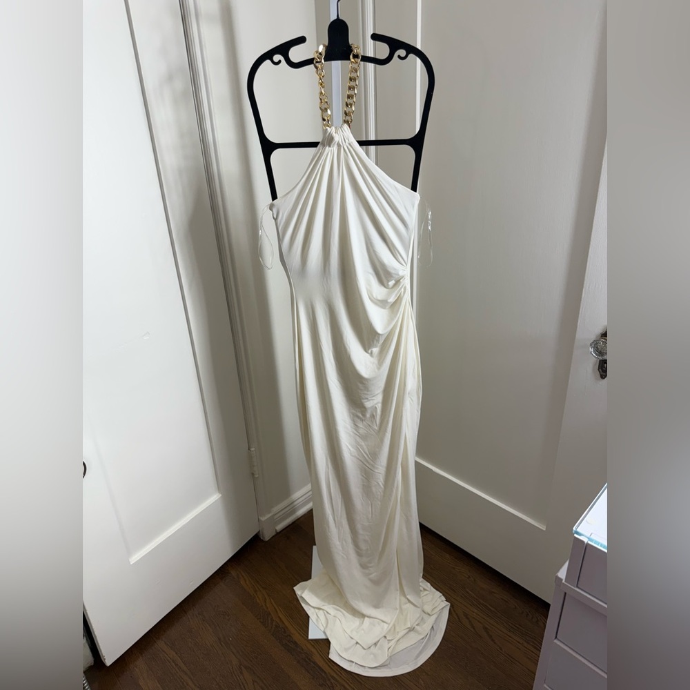 Nookie Ivory Captivate Halter Gown